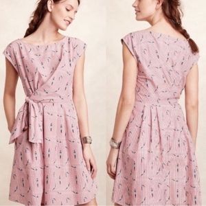 Maeve VGUC adorable seersucker dress adorned with swimmers.